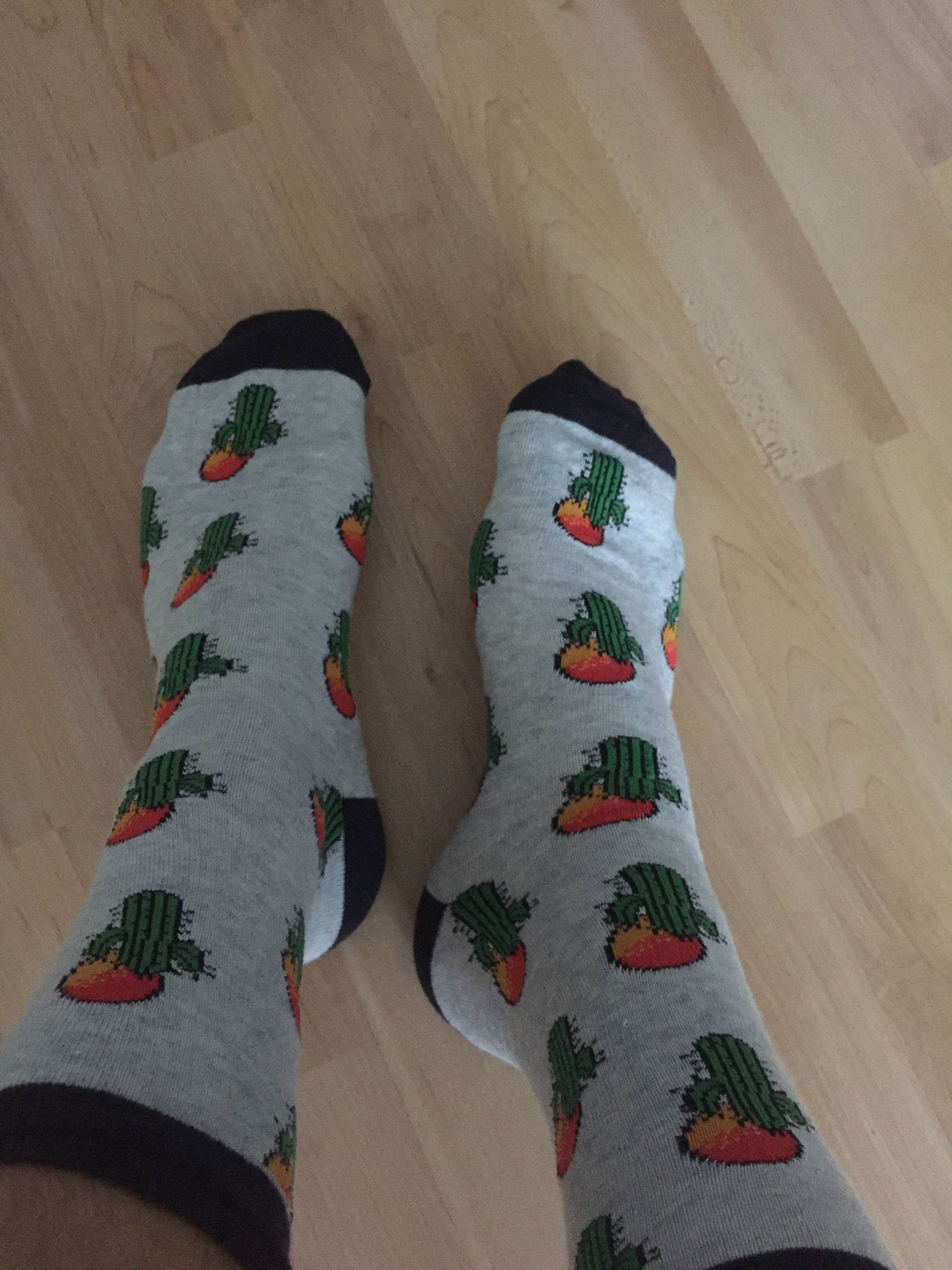 Mit Kaktus Socken im Cactus